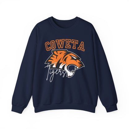 Coweta Tigers Crewneck Gildan Sweatshirt