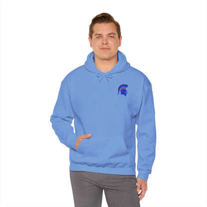Spartan Blue Logo Gildan Hoodie