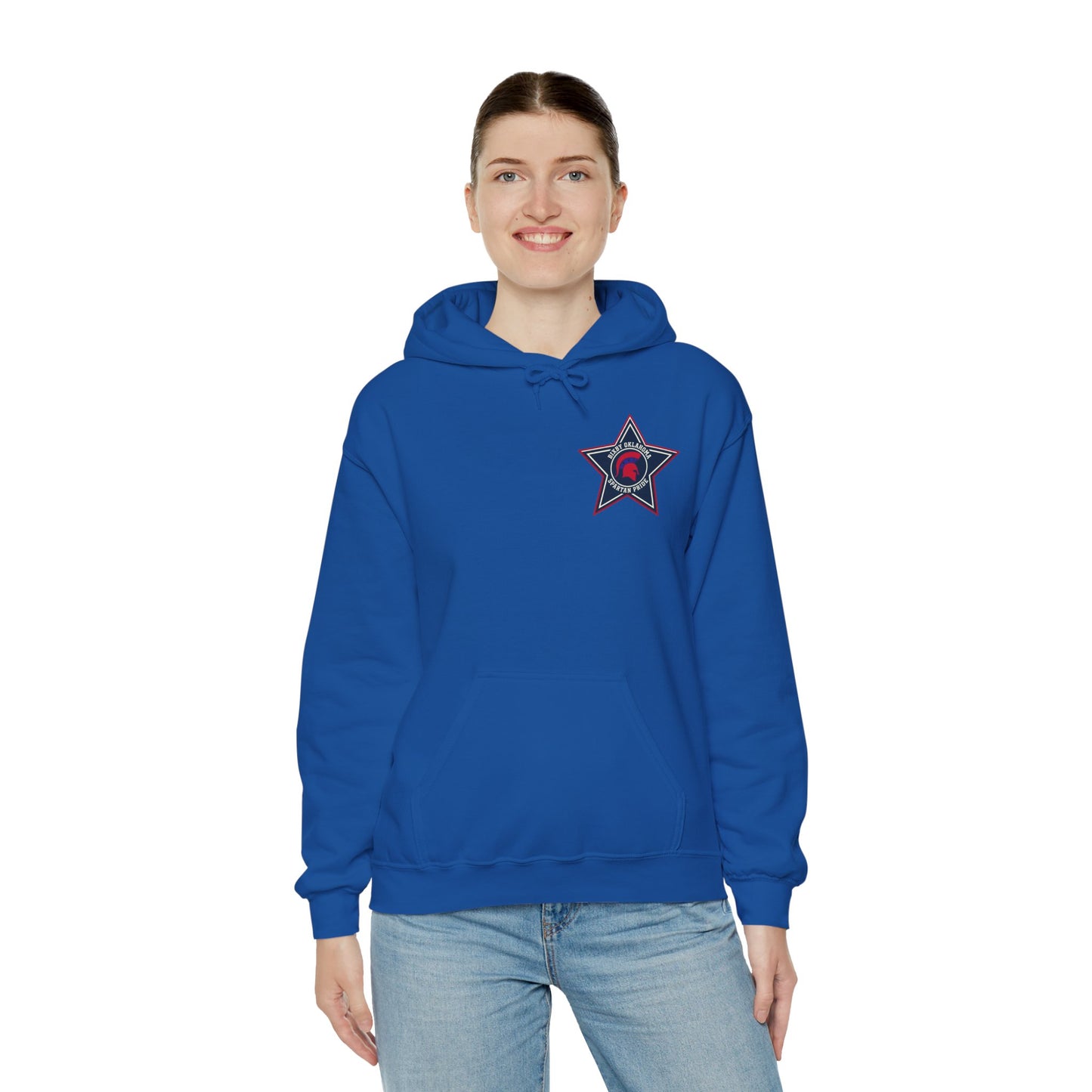 Spartan Pride Star Logo Gildan Hoodie