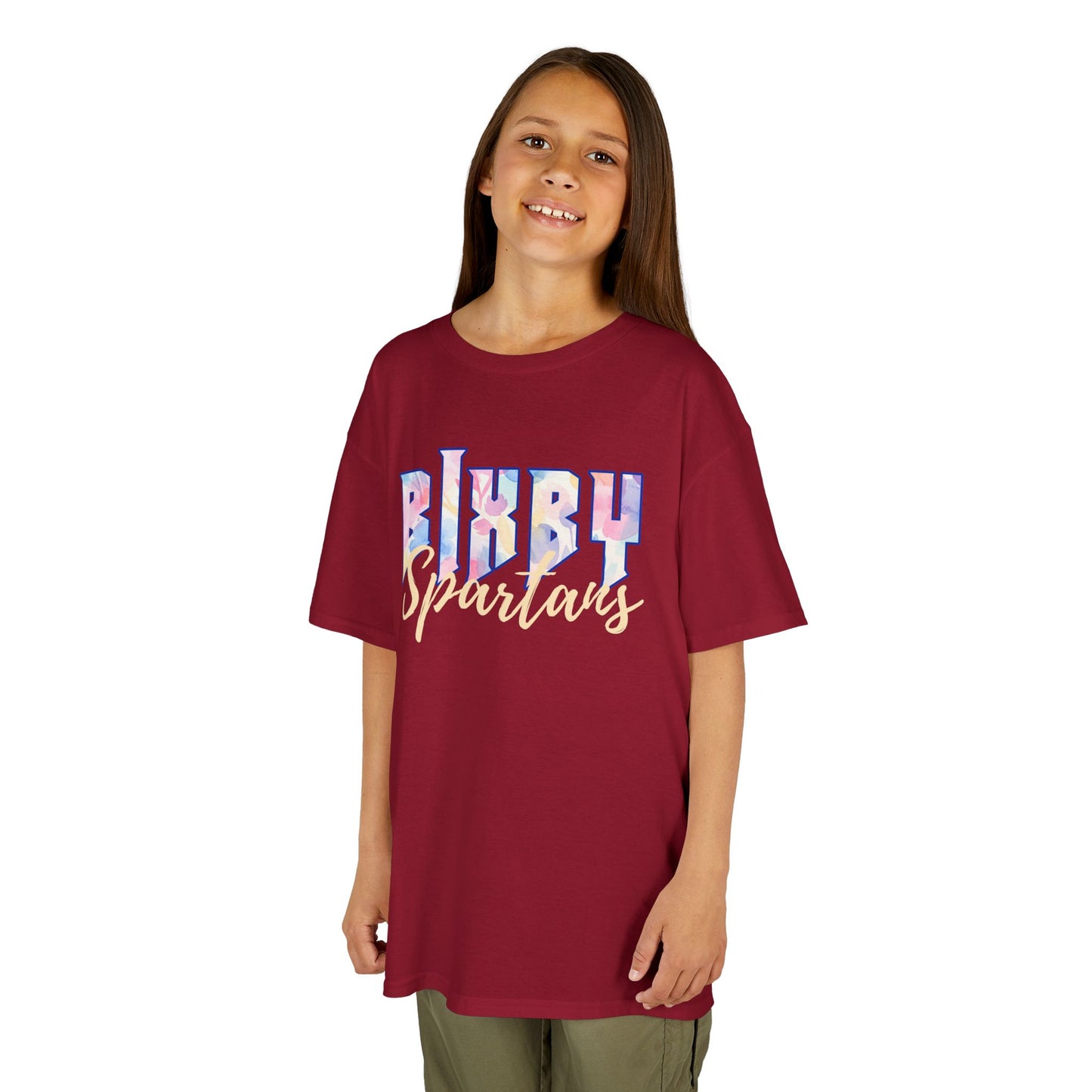 Bixby Spartans Retro Floral School Spirit