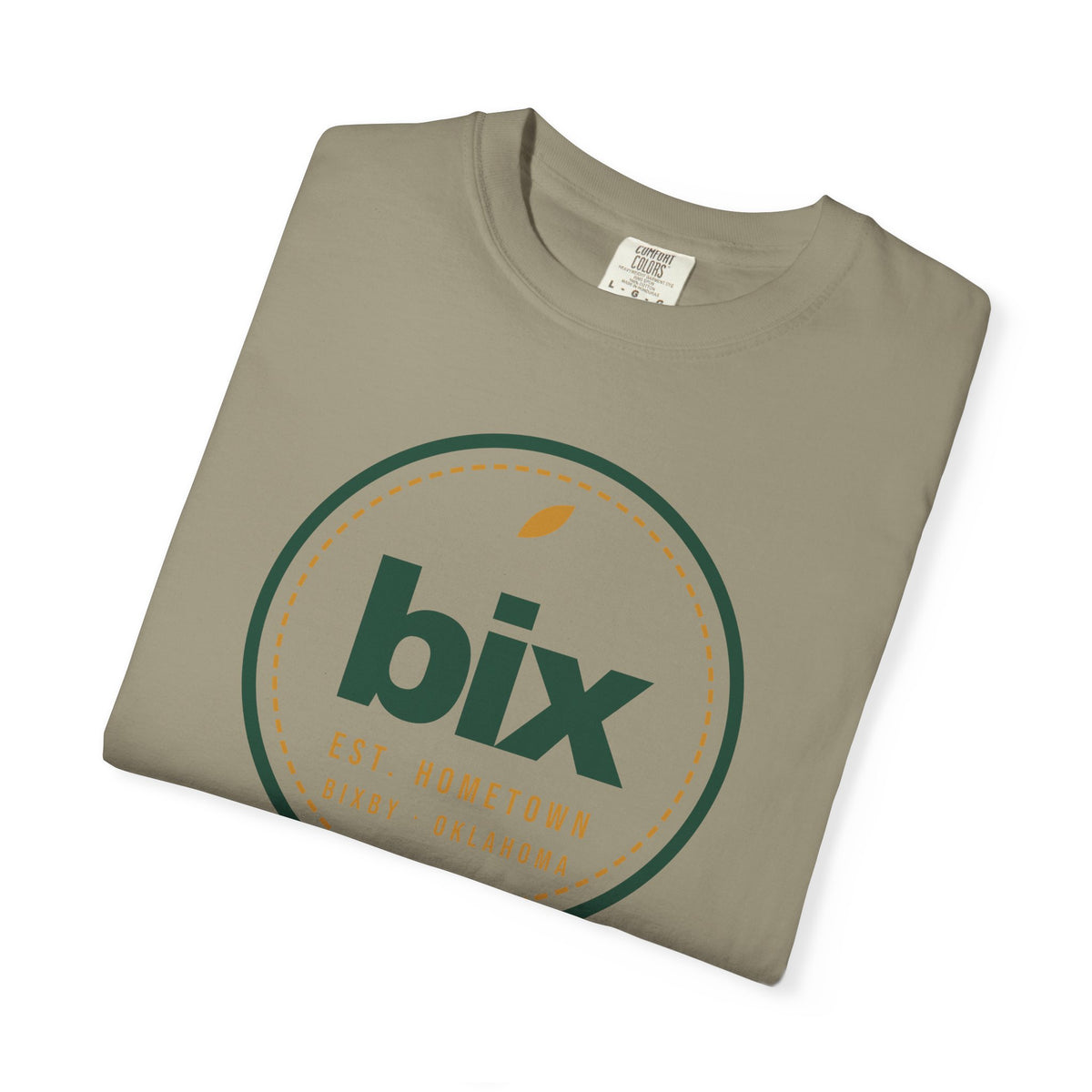 bix Stamp Bixby, Oklahoma Comfort Colors Tee