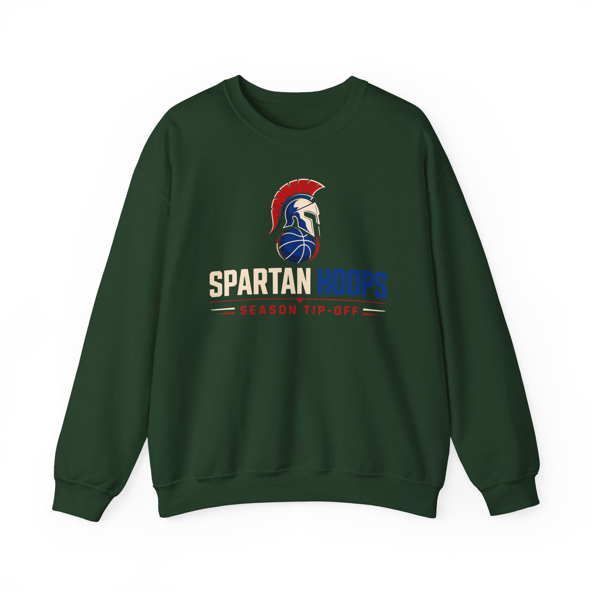 Bixby Spartans Hoops - Season Tip-Off Basketball Pullover Sweatshirt