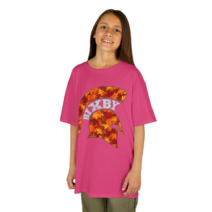 Bixby Spartan Fall Helmet Youth Gildan Tee