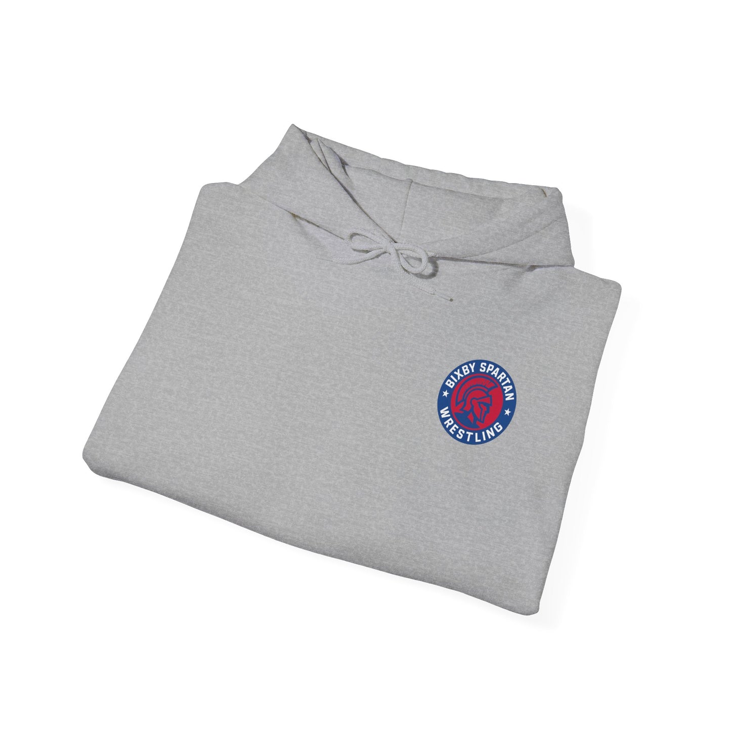 Raised On The Mat Spartan Wrestling Gildan Hoodie