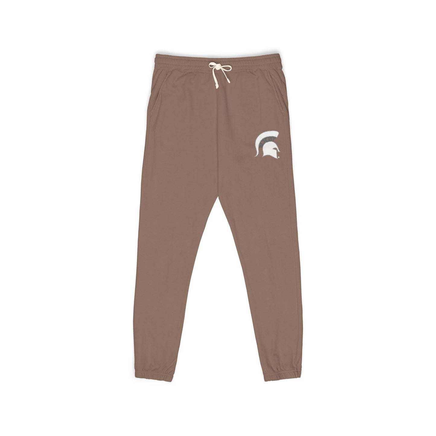 Spartan White Logo Premium Comfort Colors Sweatpants
