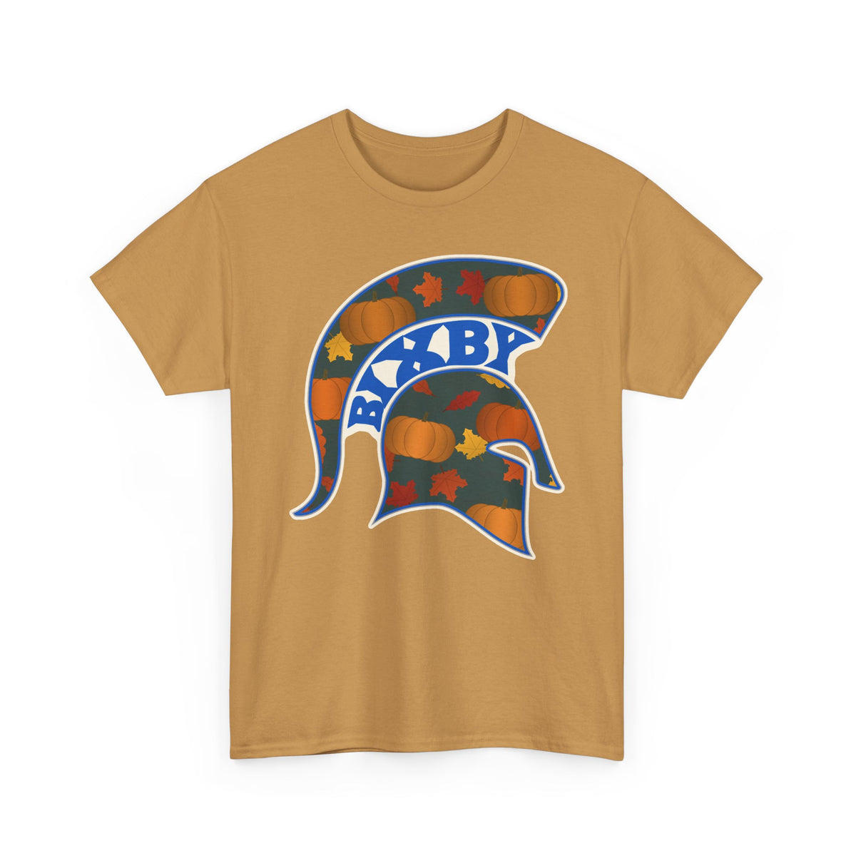Bixby Spartans Pumpkin Patch Helmet Tee – Fall Game Day Shirt