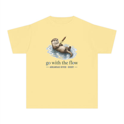 Go With the Flow Otter Youth Tee