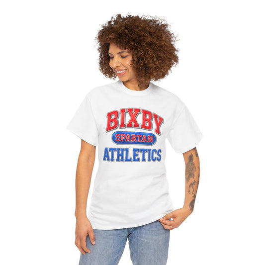 Bixby Spartan Athletics Metallic Gildan Tee