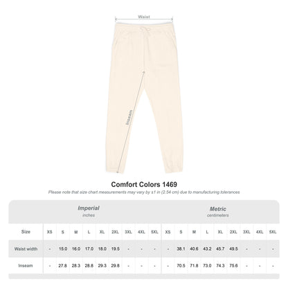Bixby Spartan Logo Red White & Blue Comfort Colors Sweatpants
