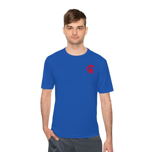 Spartan Red Logo Adult Sport-Tek Tee