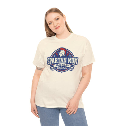 Spartan Mom T-Shirt - Built for the Bleacher, School Spirit Mom Tee