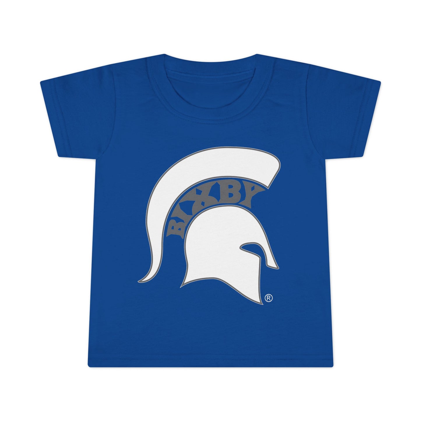 Spartan White Logo Toddler Gildan Tee