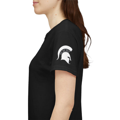 Spartans Athletic Letter Chest and Left Sleeve Gildan Tee