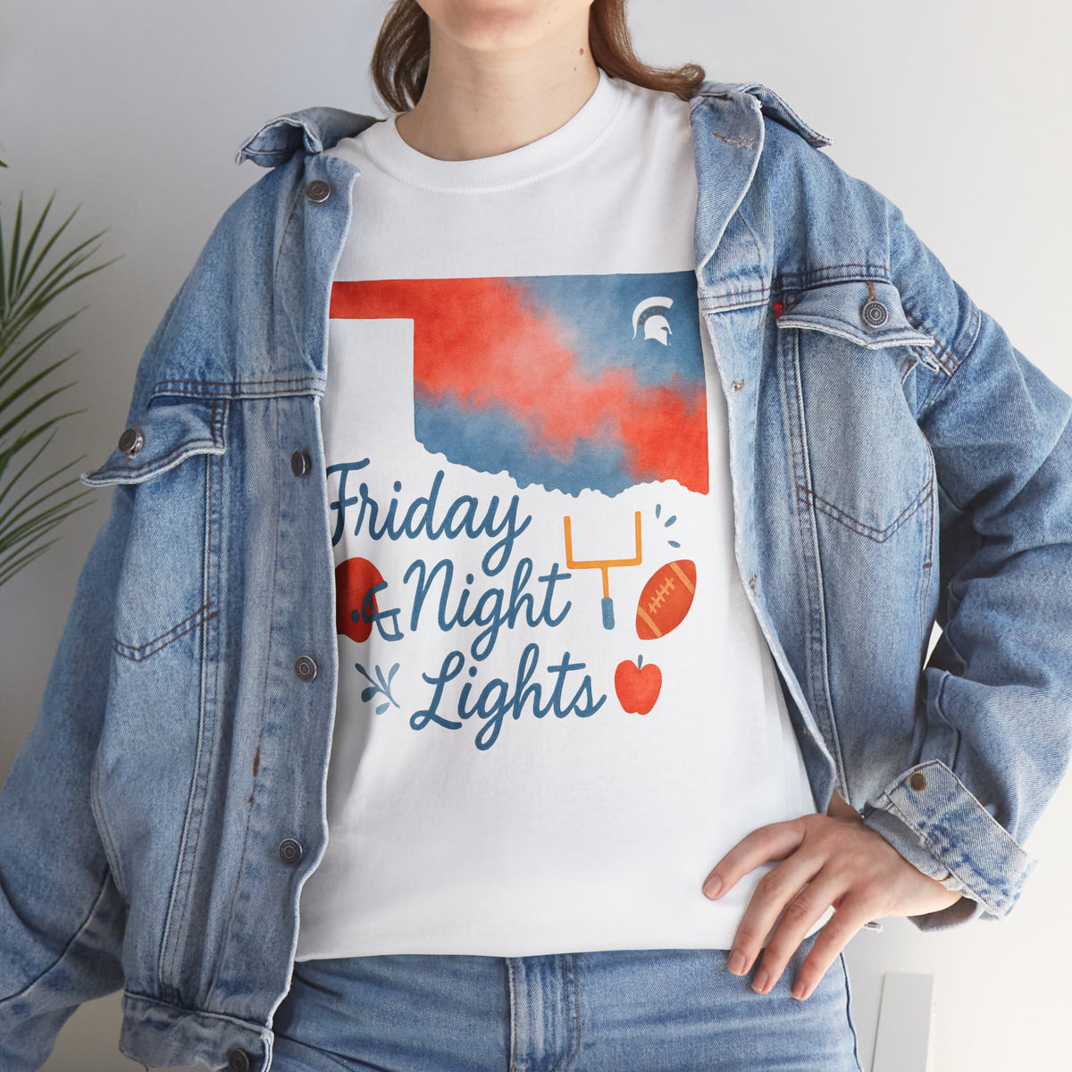 Friday Night Lights Bixby OK Watercolor Gildan Tee