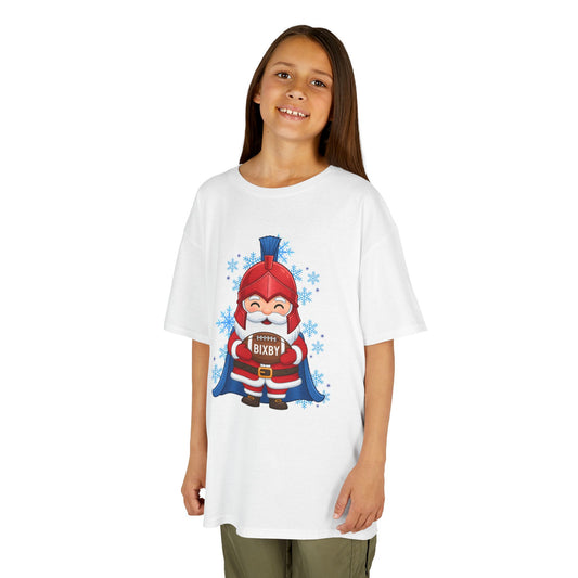 Spartan Football Santa Youth Gildan Tee