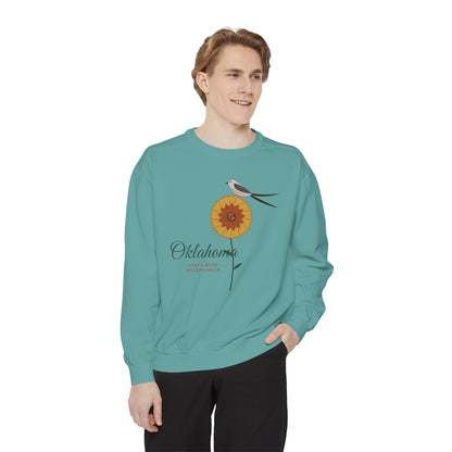 State Bird & Wildflower Oklahoma Crewneck Sweatshirt | Comfort Colors