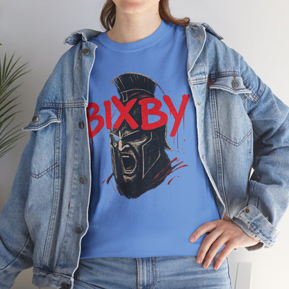 Bixby Spartan Helmet Chaos Gildan Tee