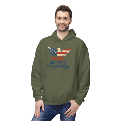 Bixby Salutes Our Veterans Gildan Hoodie