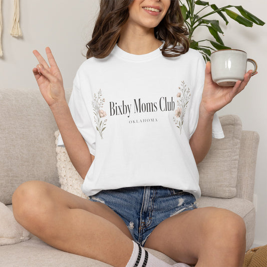Bixby Moms Club Comfort Colors Tee