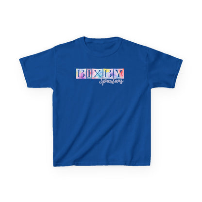 Bixby Spartans Boxy Floral Youth Tee