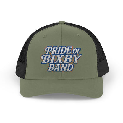 Pride of Bixby Band Embroidered Trucker Snapback