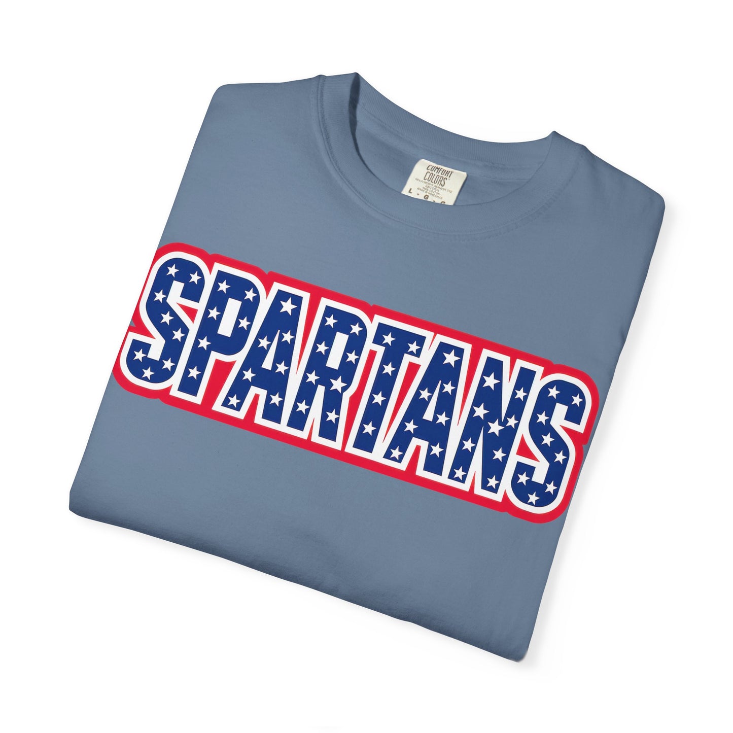 Spartans Patriotic Comfort Colors Tee