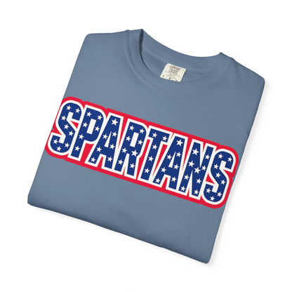 Spartans Patriotic Comfort Colors Tee