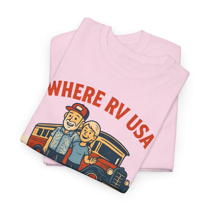 Where RV USA Rolling Through History Limited Edition Tee