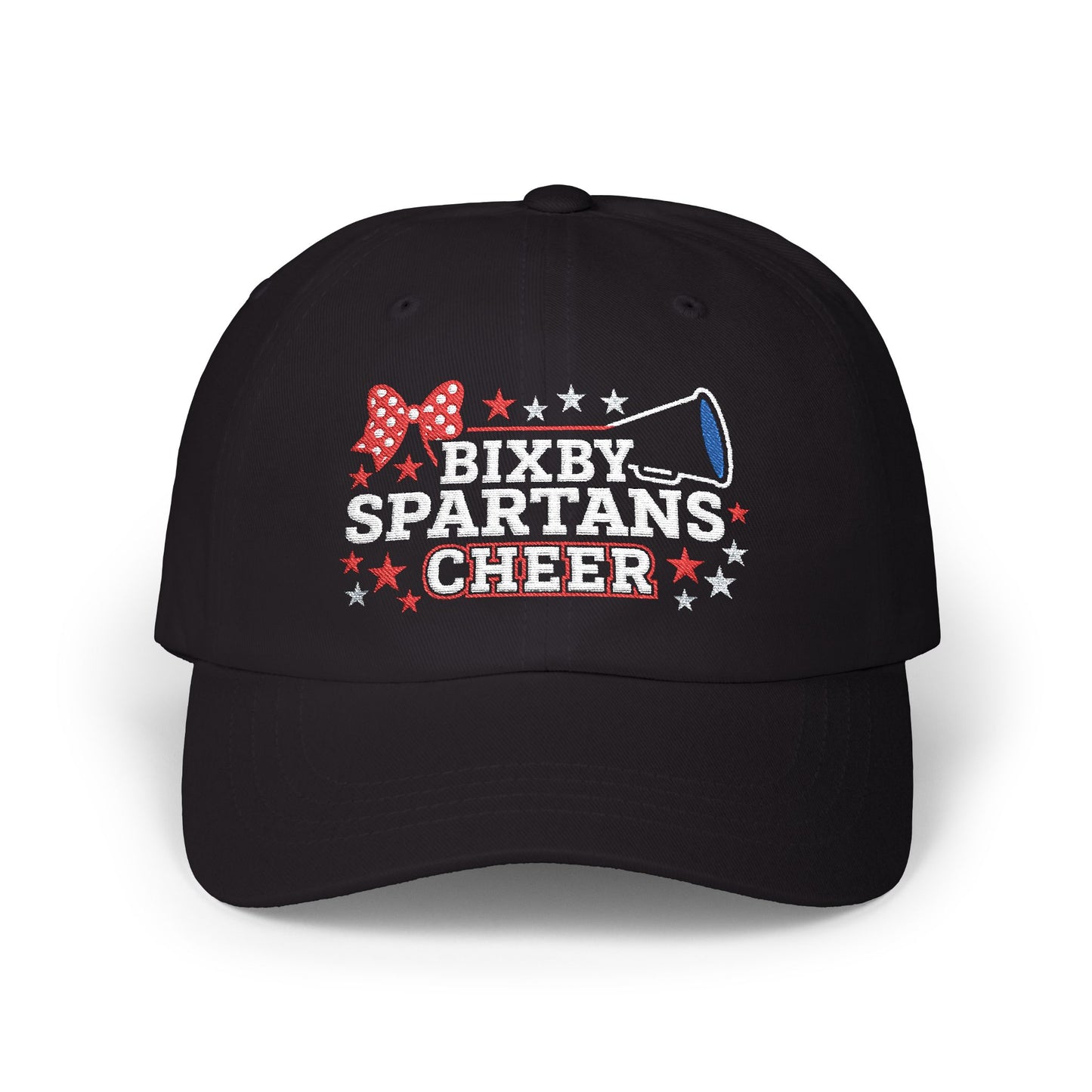 Bixby Spartans Cheer Embroidered Classic Ballcap
