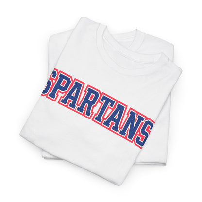 Spartans Athletic Letter Chest and Left Sleeve Gildan Tee