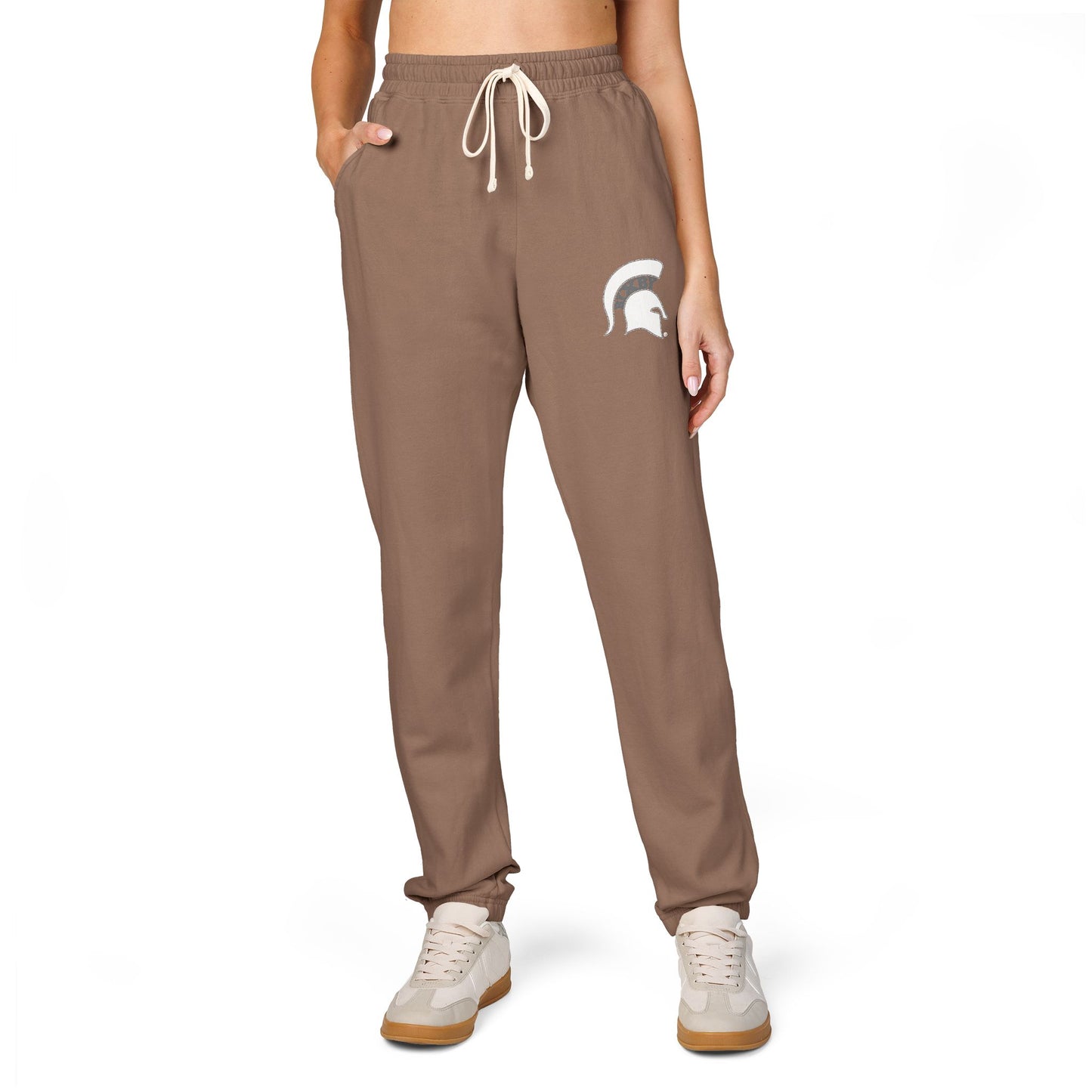 Spartan White Logo Premium Comfort Colors Sweatpants