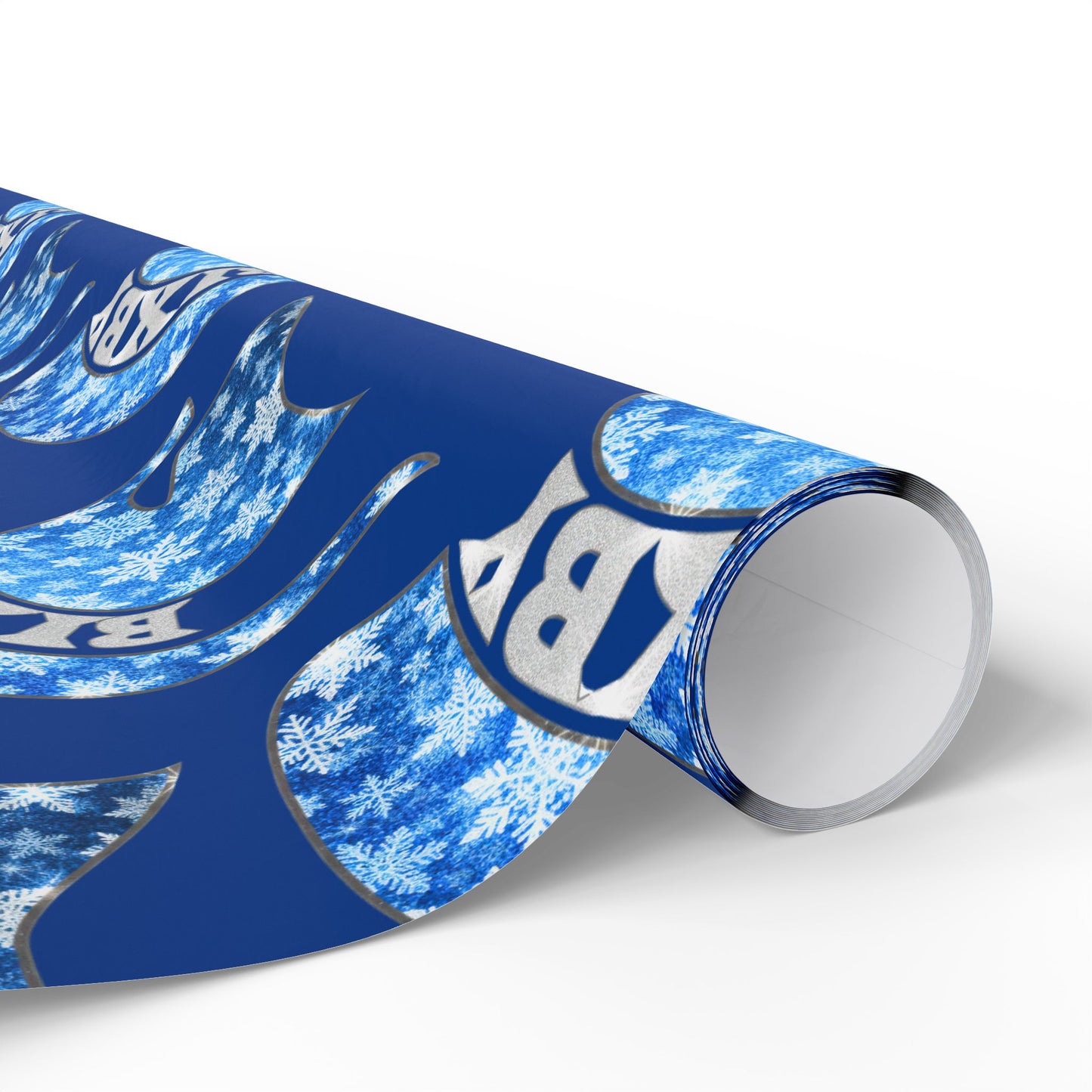 Bixby Spartan Winterfrost Wrapping Paper