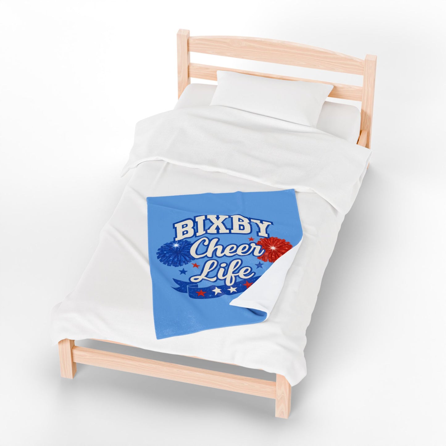 Bixby Cheer Life Velveteen Plush Blanket