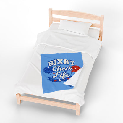 Bixby Cheer Life Velveteen Plush Blanket