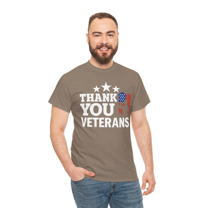 Thank You Veterans Military Appreciation Gildan Tee