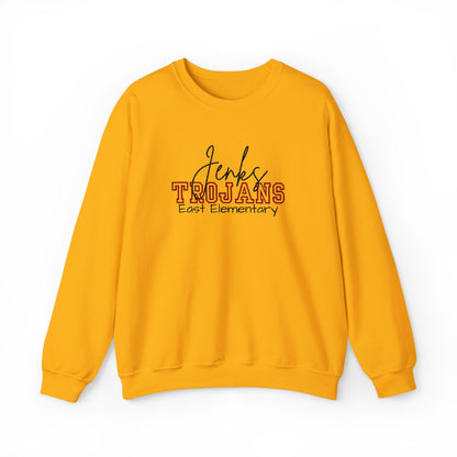 Personalized Embroidered Jenks Trojans Crewneck Sweatshirt