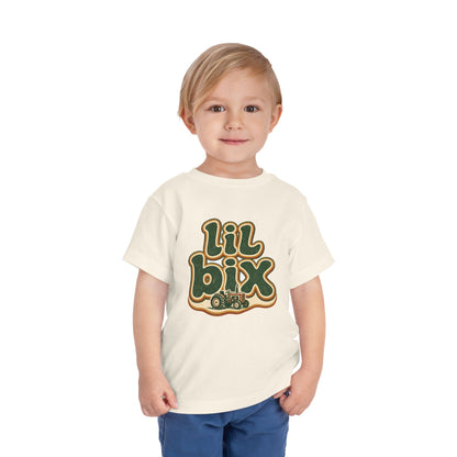 lil bix Groovy Tractor Toddler Tee