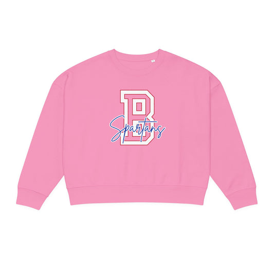Bixby Spartans Block Letter Premium Stanley Stella Boxy Sweatshirt