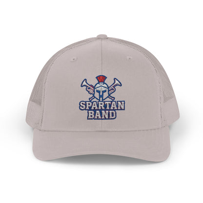 Spartan Band Embroidered Trucker Snapback