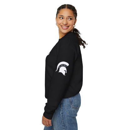 Bixby Spartans White Print Gildan Sweatshirt
