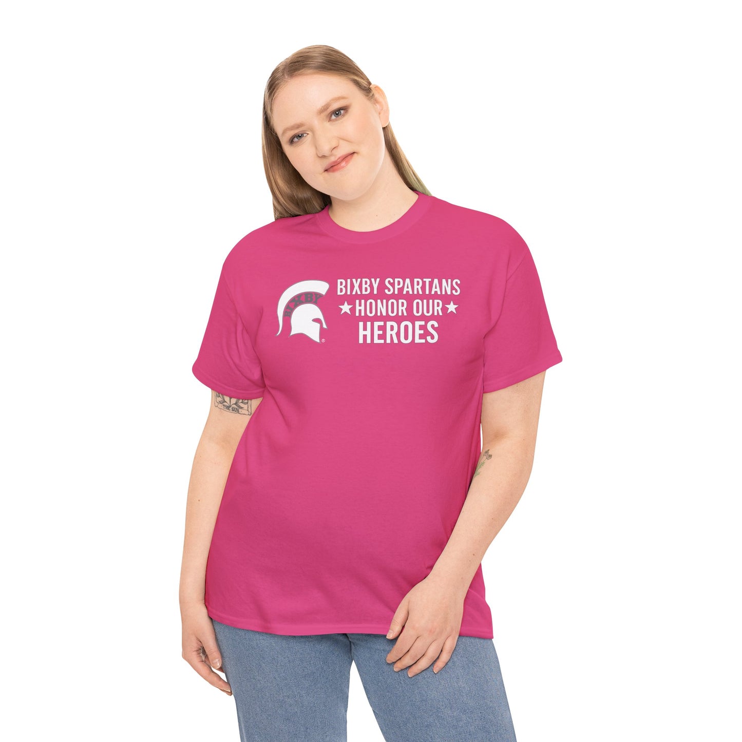 Spartans Honor Our Heroes Military Appreciation Gildan Tee