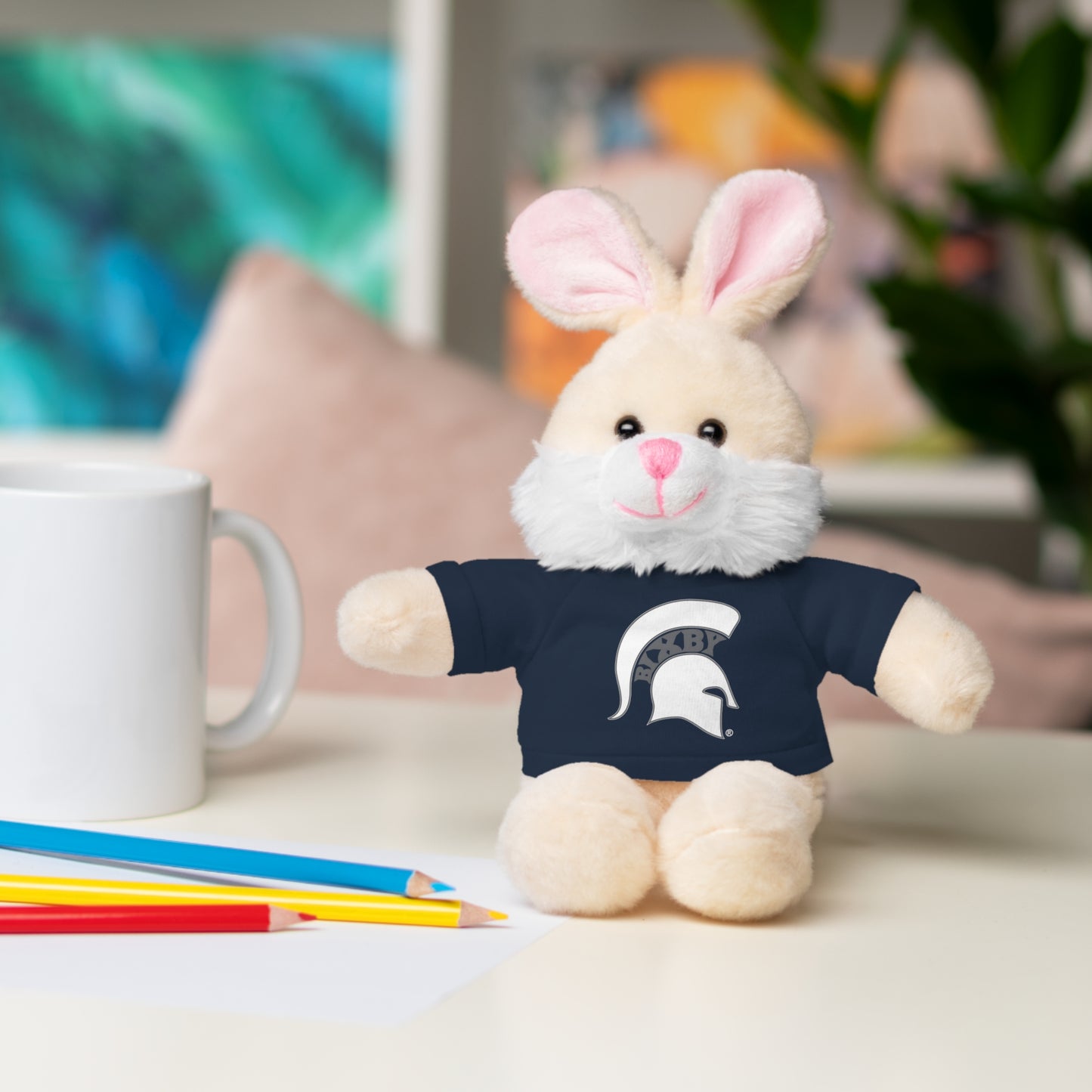 Spartan Stuffed Animal Logo