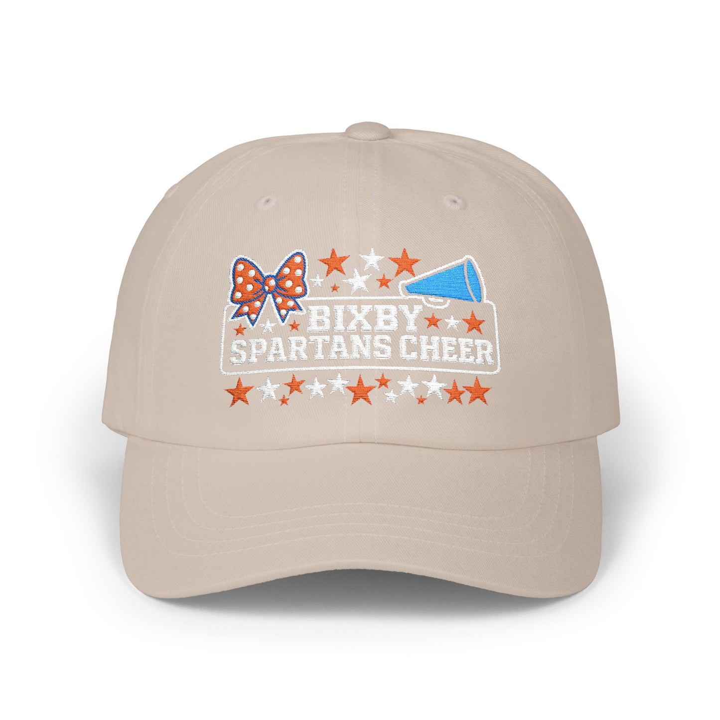 Bixby Spartans Cheer Embroidered Classic Ballcap