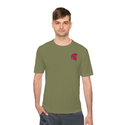 Spartan Red Logo Adult Sport-Tek Tee