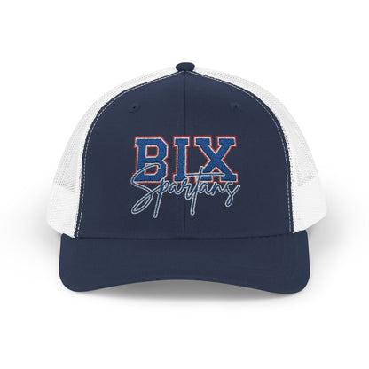 'BIX' Script Embroidered Trucker Snapback