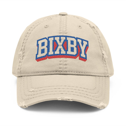 Bixby Embroidered Distressed Classic Ballcap