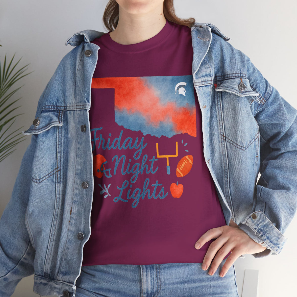 Friday Night Lights Bixby OK Watercolor Gildan Tee