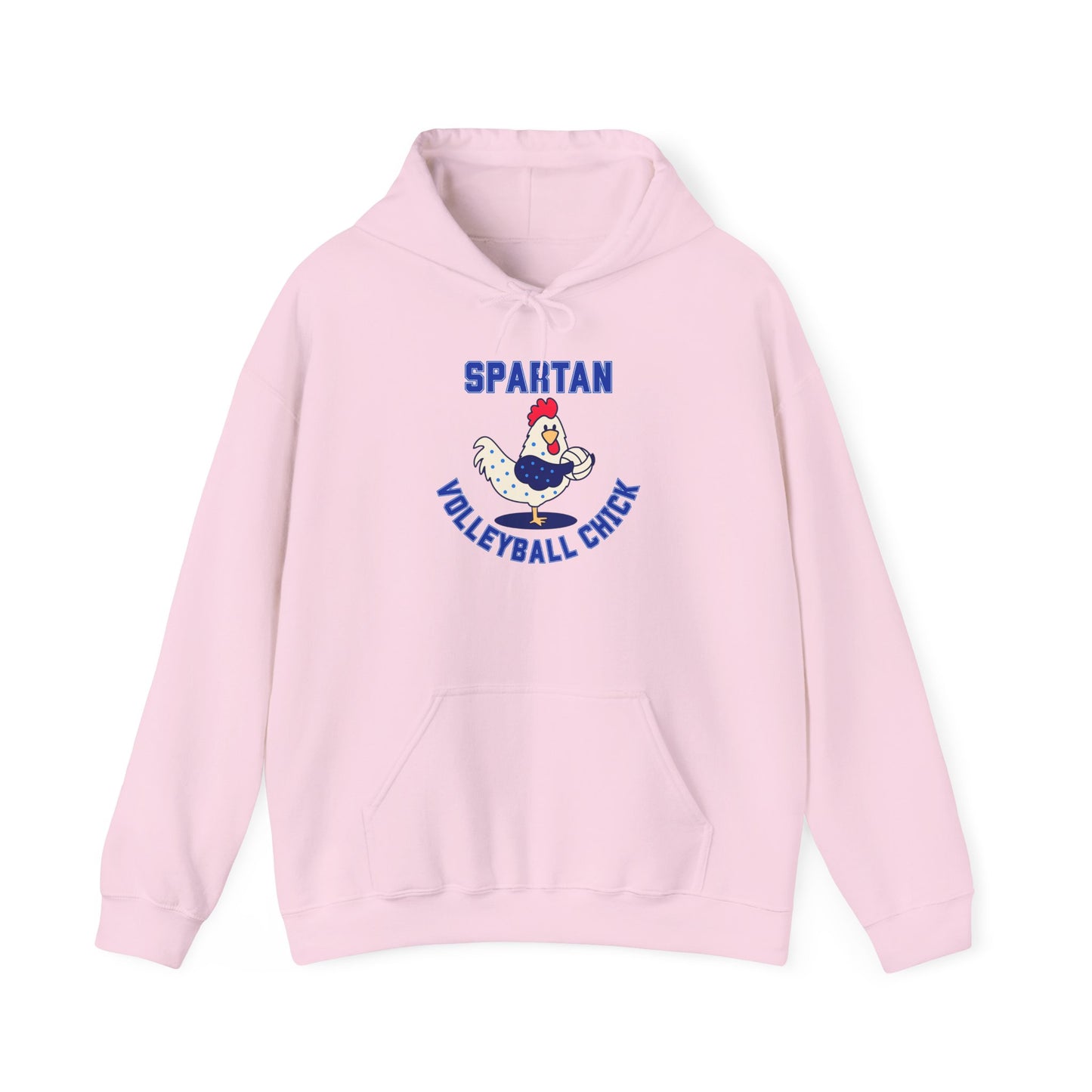 Bixby Spartan Volleyball Chick Gildan Hoodie