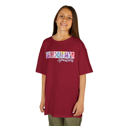 Bixby Spartans Boxy Floral Youth Tee
