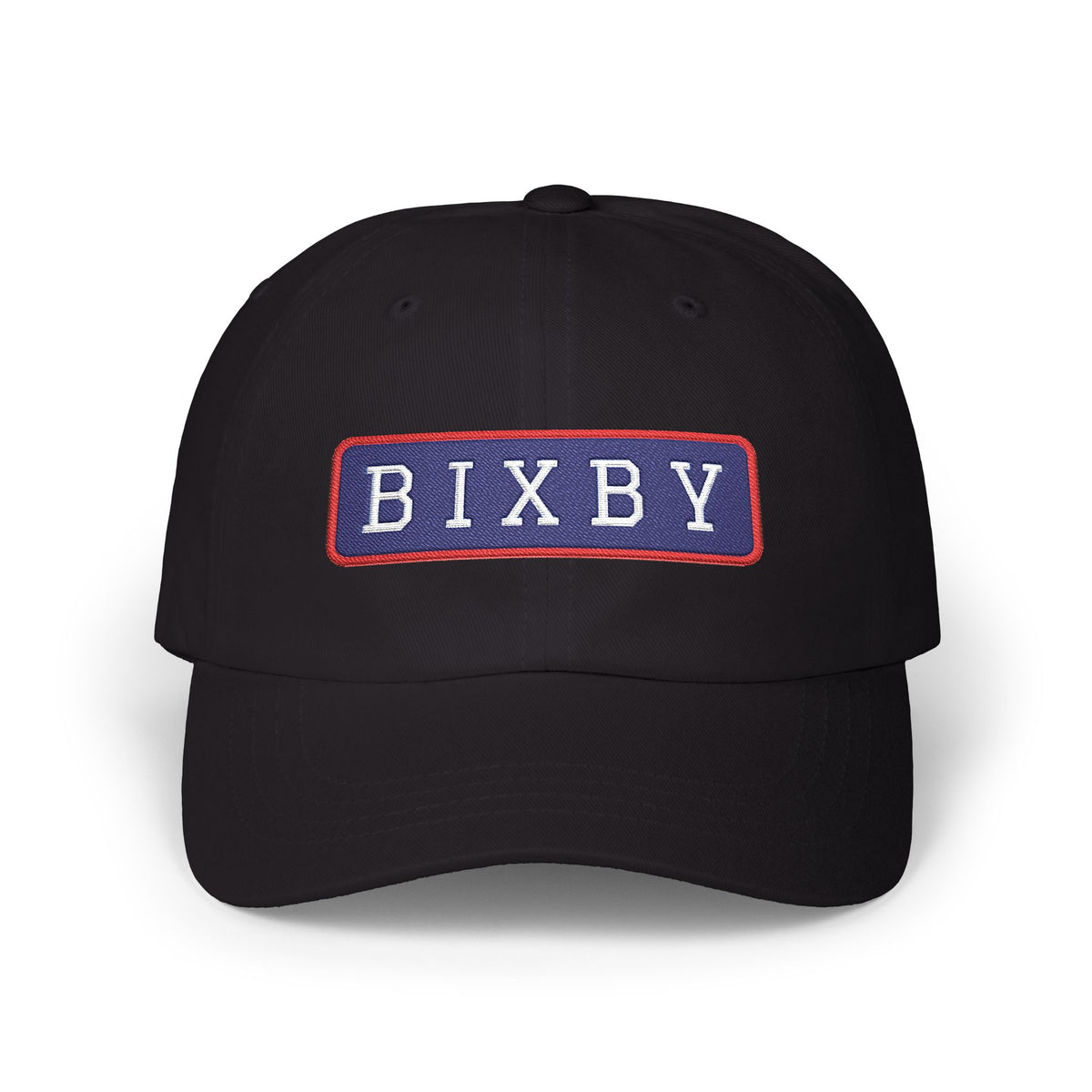 Bixby Spartans Embroidered Dad Hat, BIXBY Bar